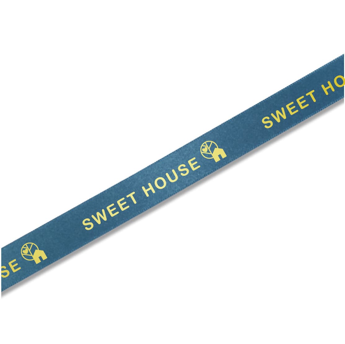 【オリジナル印刷】名入れリボン印刷 1色箔押し印刷　34巻 シルキーサテン　18mm 34巻