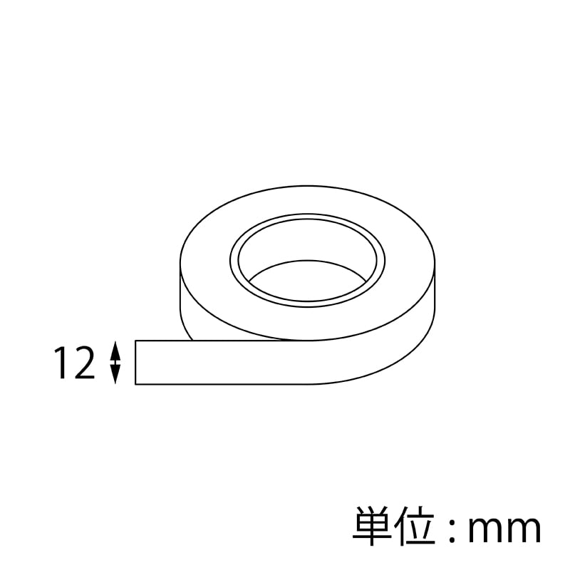 【オリジナル印刷】ドリームマスキングテープ 12mm×10M巻 4色印刷 ロット14巻