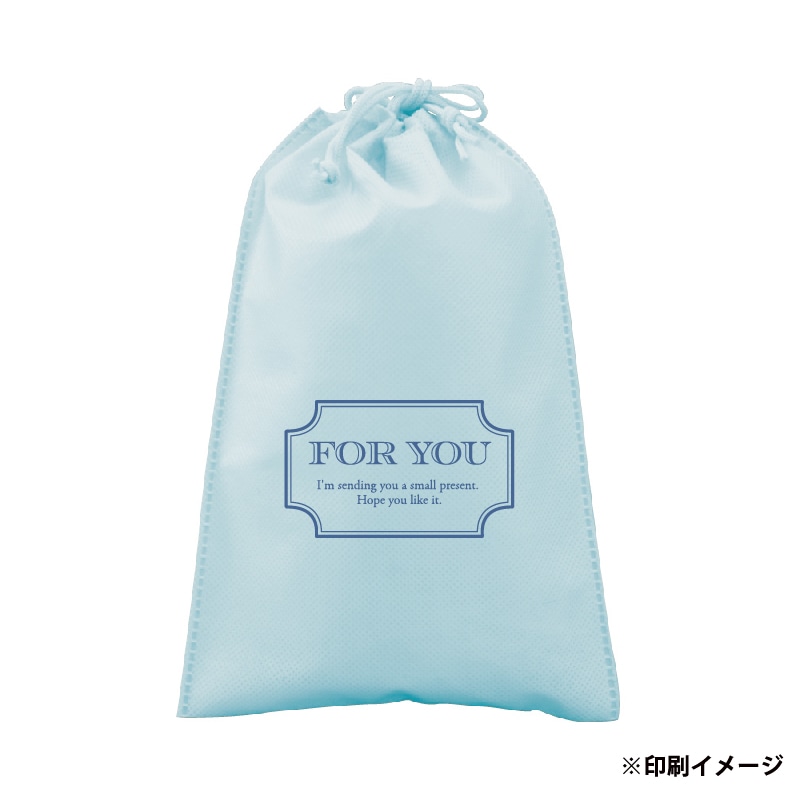 【オリジナル印刷】不織布片面1色印刷 巾着小 全11色 SW1726014 ロット100枚