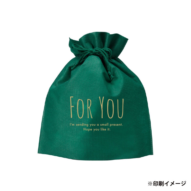 【オリジナル印刷】不織布片面1色印刷 巾着大 全40色 SW2528 ロット100枚