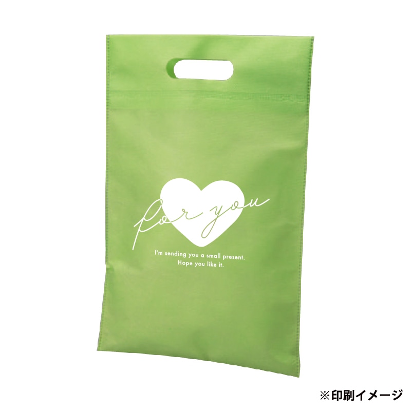 【オリジナル印刷】不織布片面1色印刷 小判抜き 全39色 SW2843 ロット100枚