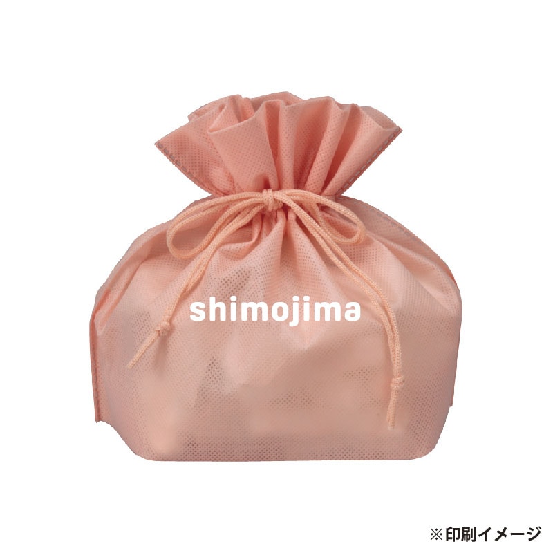 【オリジナル印刷】不織布片面1色印刷 パッケージ用巾着 全4色 SW3023 ロット100枚