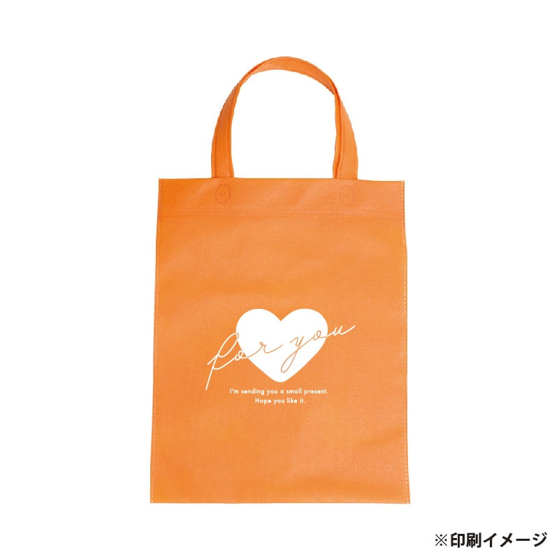 【オリジナル印刷】不織布片面1色印刷 A4手提げバッグ 全10色 SW2735 ロット100枚