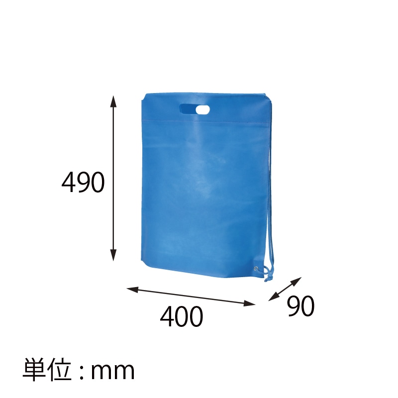 【オリジナル印刷】不織布片面1色印刷 ショルダーバッグ 全11色 SW4049 ロット500枚