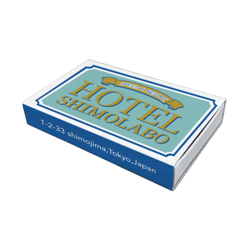 【オリジナル印刷】ボックスマッチ 寸二型 3色印刷　5000個