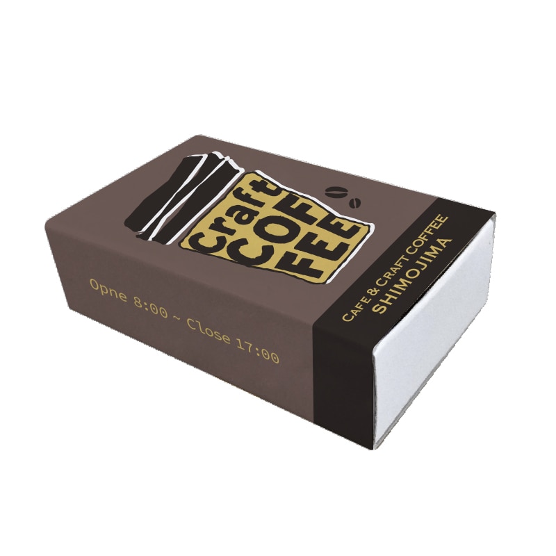 【オリジナル印刷】ボックスマッチ 並型 3色印刷　10000個