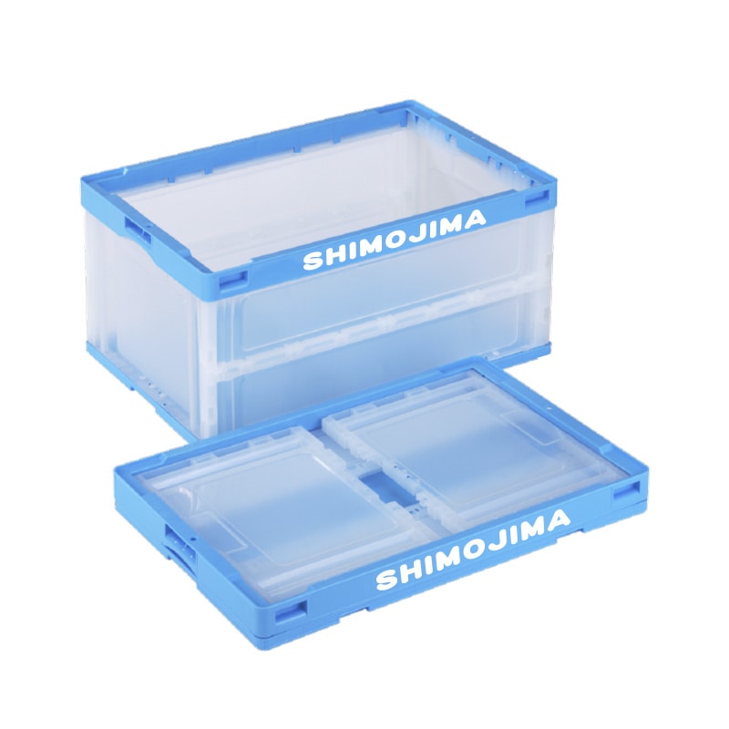 【オリジナル印刷】折りコン CBS76NR ブルー透明 1色印刷 20個