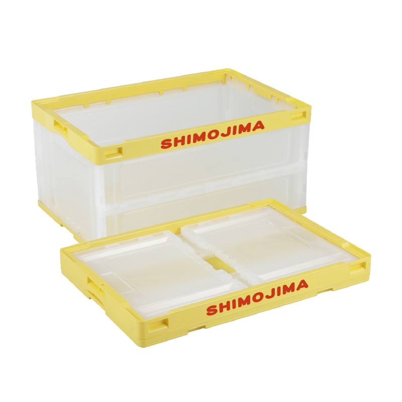 【オリジナル印刷】折りコン CBS76NR イエロー透明 1色印刷 20個