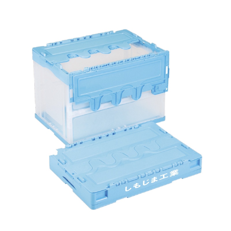 【オリジナル印刷】折りコン CFS61NR ブルー透明 1色印刷 20個