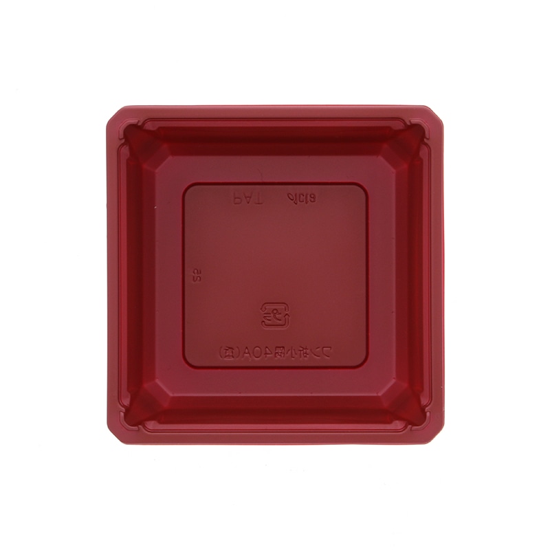 【オリジナル印刷】弁当容器 ワン折重 小隅40 A(重) 赤底 400枚 パーツのみ・名入れ不可