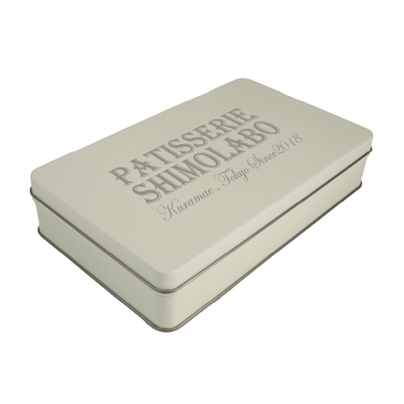 【オリジナル印刷】特注K－67缶 シルク1色印刷 クリーム　54個