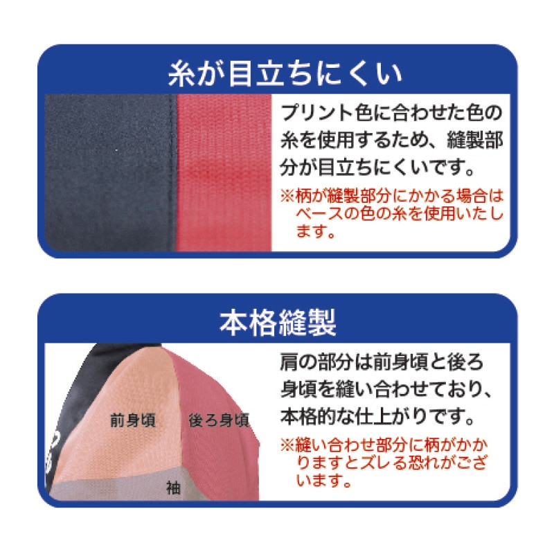 【オリジナル印刷】ハッピ フルカラー印刷 トロピカル生地 8枚 フリーサイズ 1セット