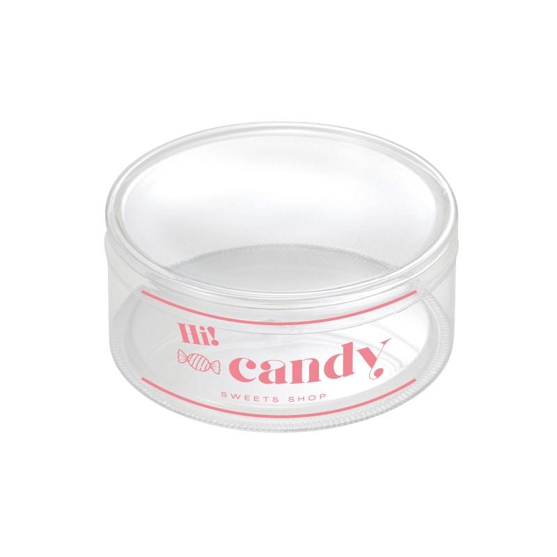 【オリジナル印刷】円筒ケース 直径120×高さ50mm シルク1色印刷 100個