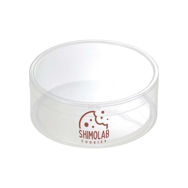 【オリジナル印刷】円筒ケース 直径135×高さ50mm シルク1色印刷 100個