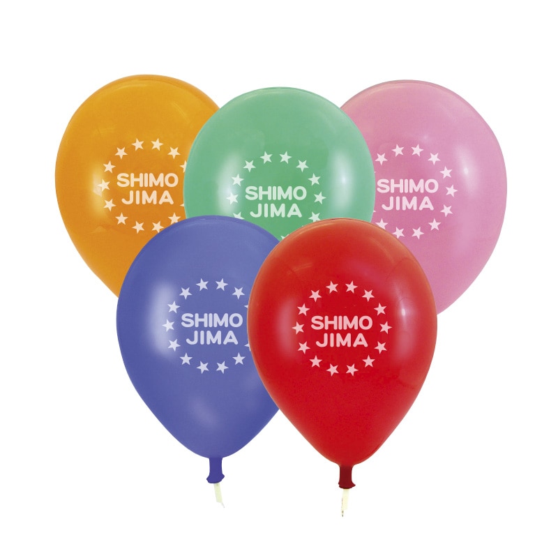 【オリジナル印刷】特注10インチゴム風船 片面1色印刷 1000個
