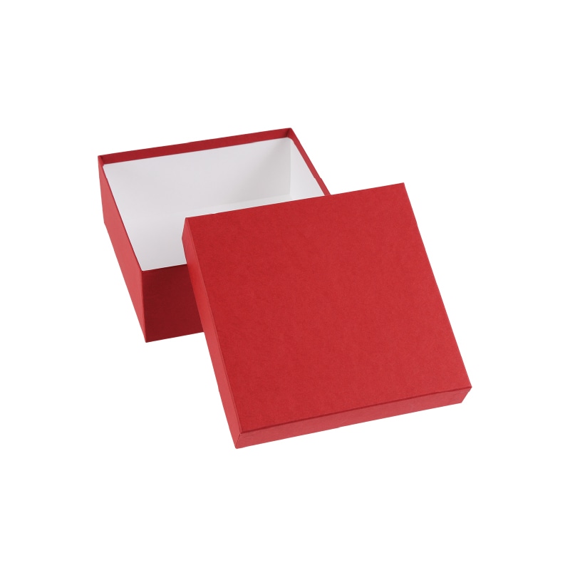 【オリジナル印刷】ギフトBOX 正方形フェザー S1255 箔押し1色 100個