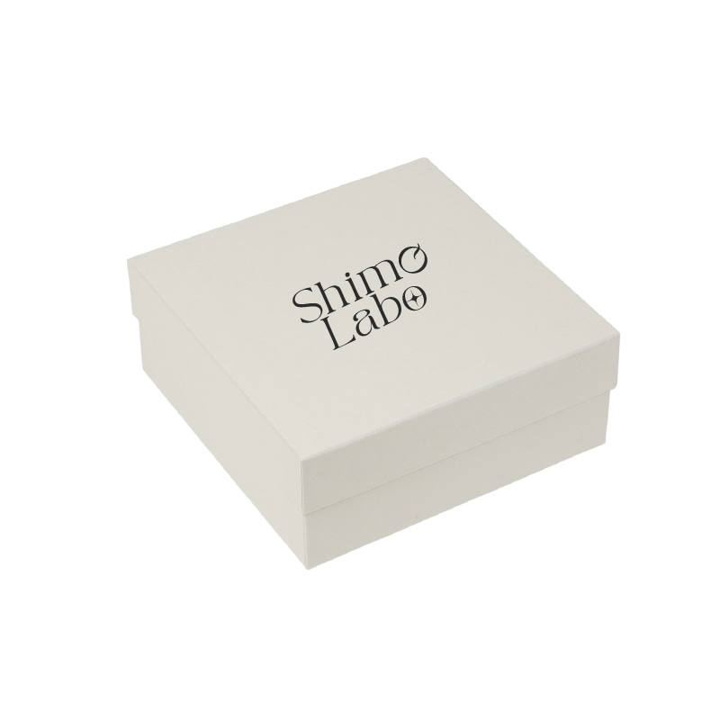 【オリジナル印刷】ギフトBOX 正方形フェザー　M1256 箔押し1色　100個