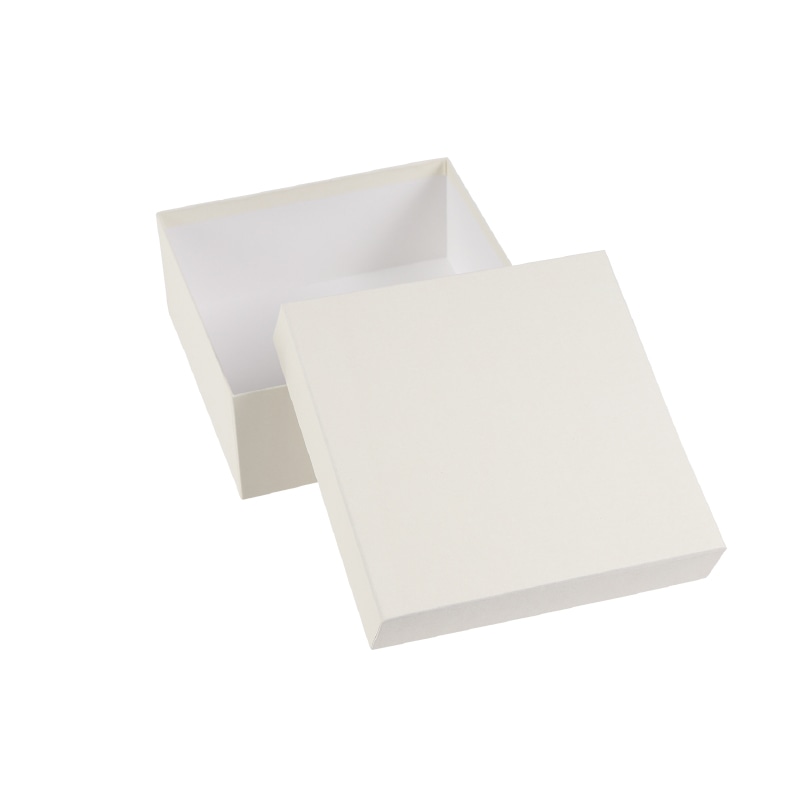 【オリジナル印刷】ギフトBOX 正方形フェザー　M1256 箔押し1色　100個