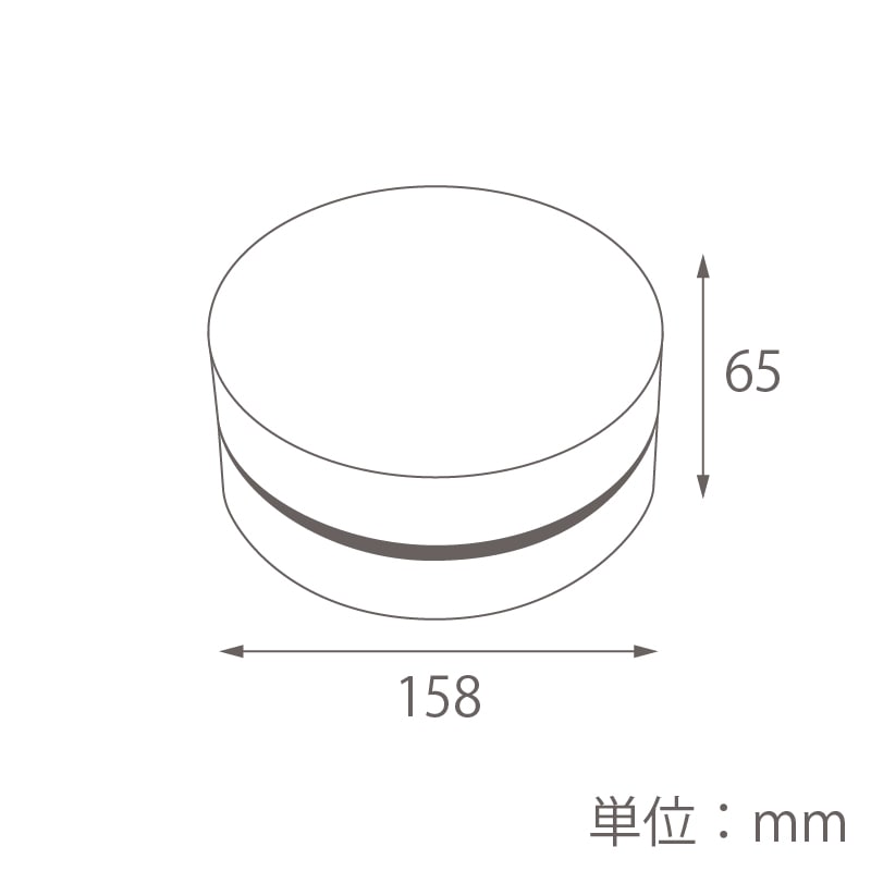 【オリジナル印刷】ギフトBOX サークルコンビA　M1412 箔押し1色　300個