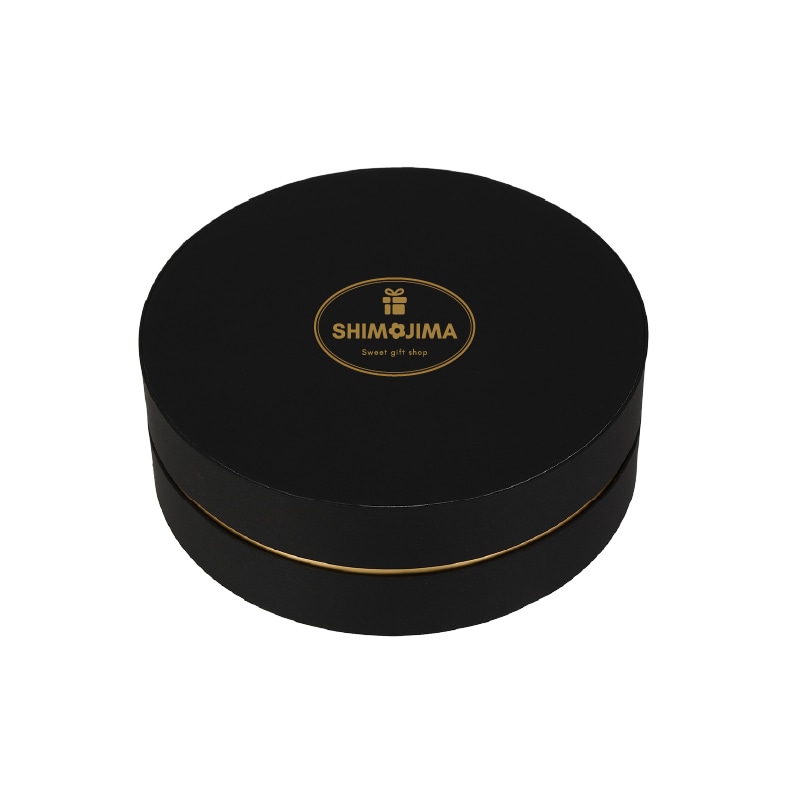 【オリジナル印刷】ギフトBOX サークルコンビA　L1411 箔押し1色　300個