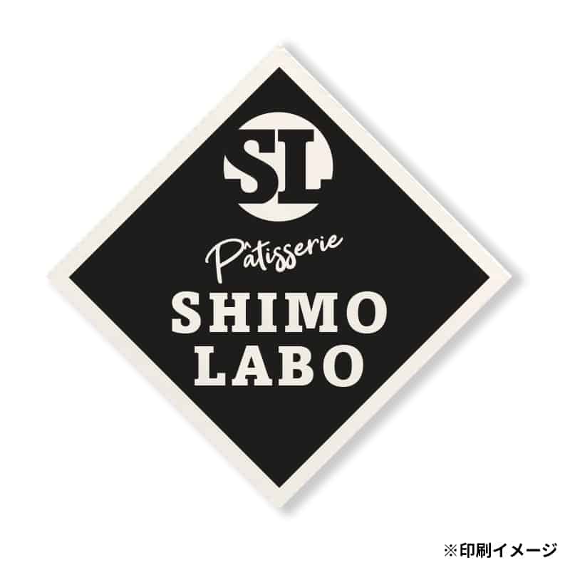 【オリジナル印刷】ケーキピック 角型　22×22mm 凸版1色印刷　5000枚