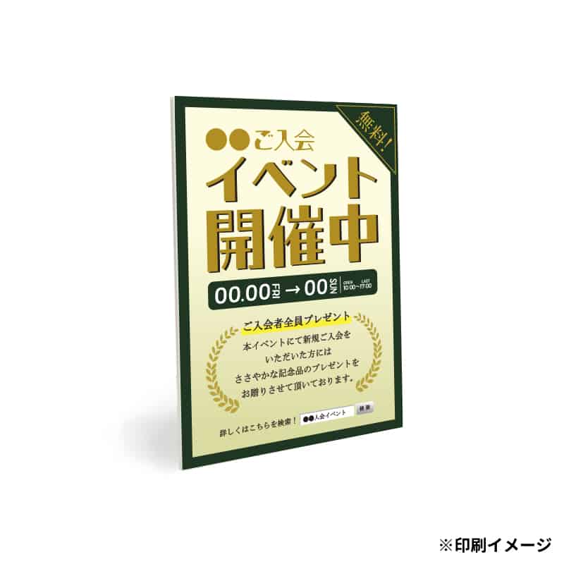 【オリジナル印刷】スチレンボード A5 フルカラー印刷 5枚