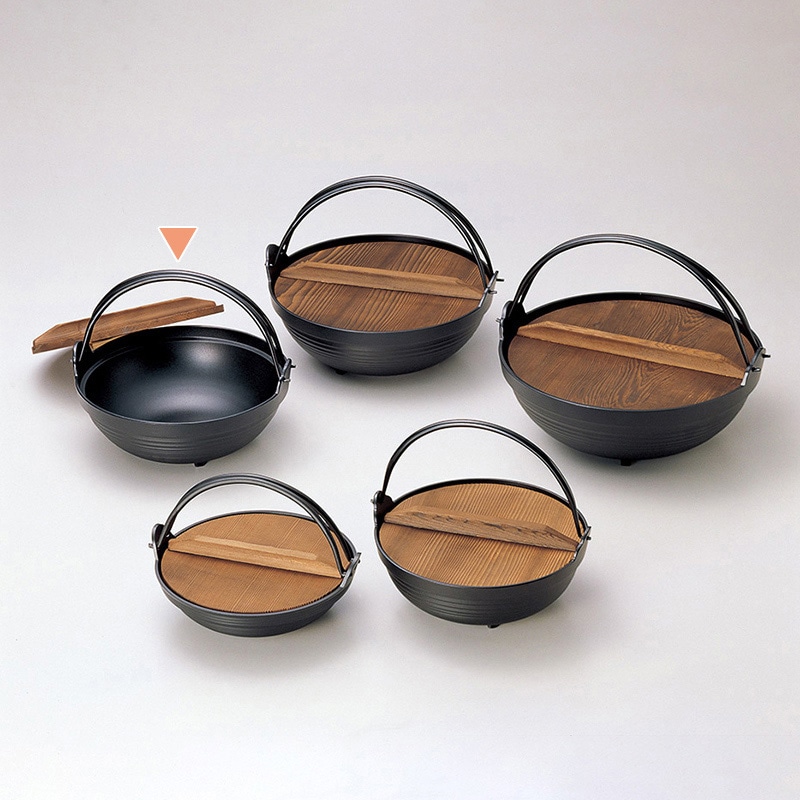 マイン ふるさと鍋 木蓋付 φ24 M10-260 1個（ご注文単位1個）【直送品】