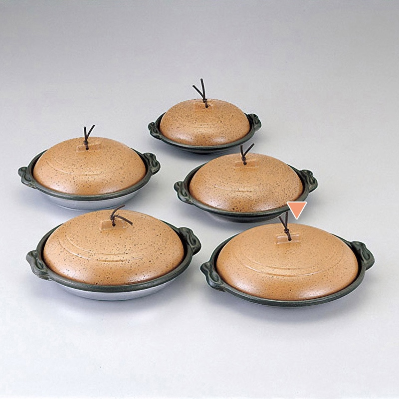 マイン 庵陶板 浅皿 アカネ φ18 M10-565 1個(ご注文単位1個)【直送品】