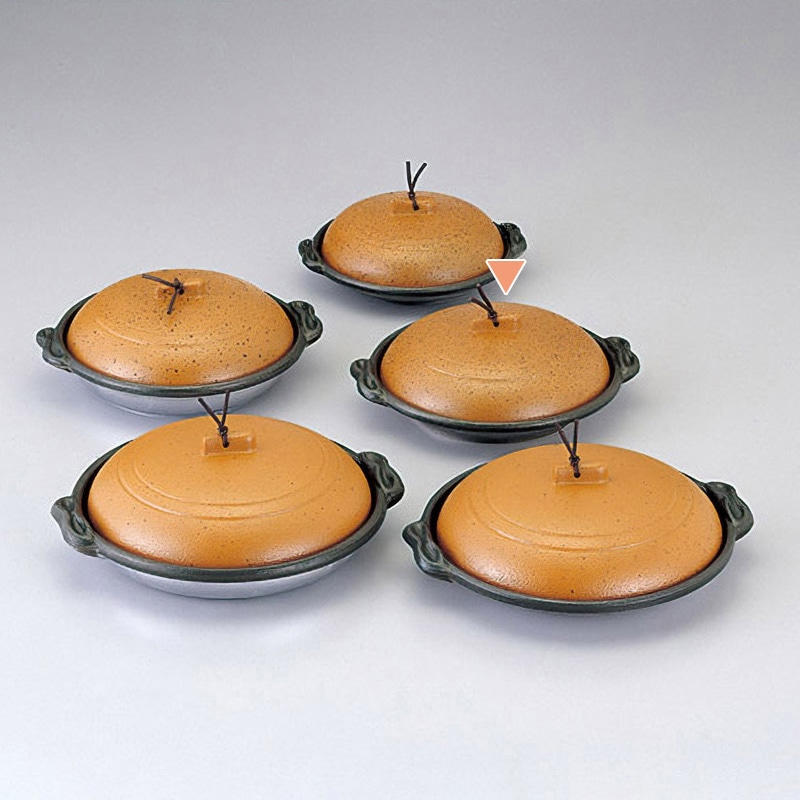 マイン 庵陶板 浅皿 陶土 φ16 M10-573 1個（ご注文単位1個）【直送品】