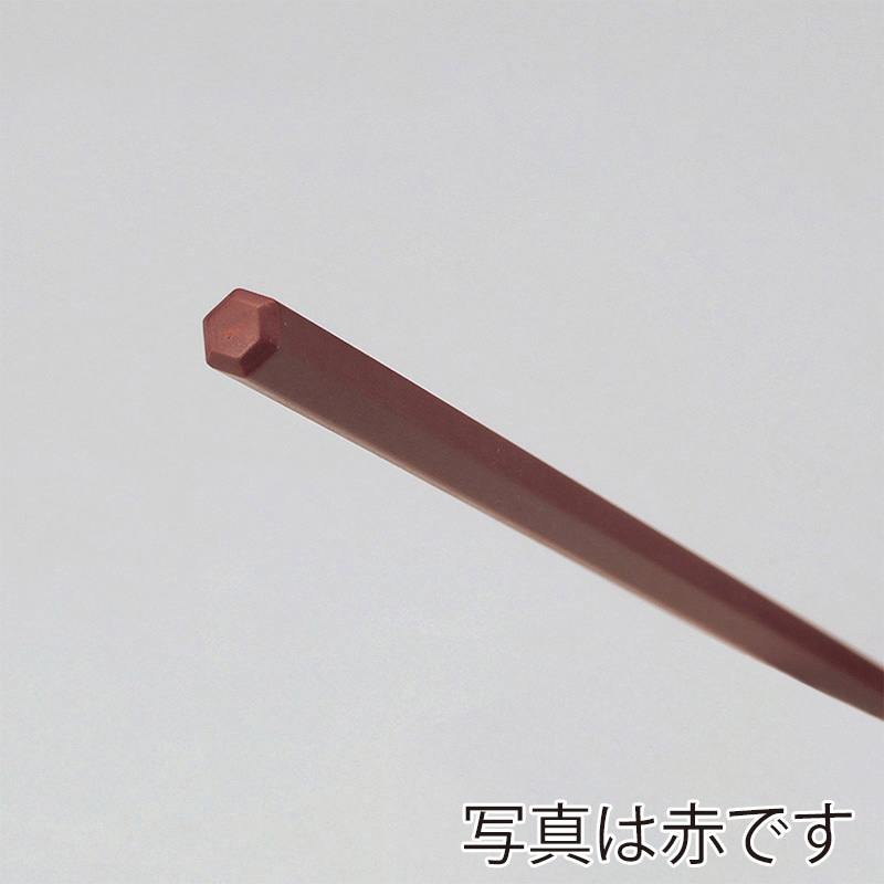 マイン SPS樹脂箸 六角 22.5cm 茶 10膳/袋(ご注文単位10袋)【直送品】