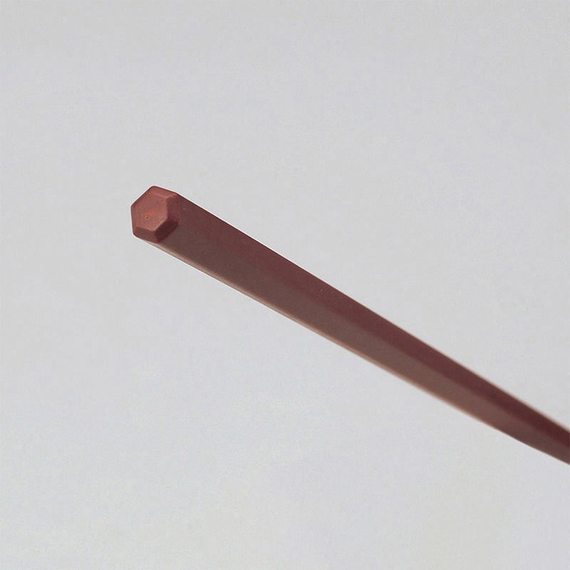 マイン SPS樹脂箸 六角 22.5cm 赤 100膳入 M10-992 1箱(ご注文単位1箱)【直送品】