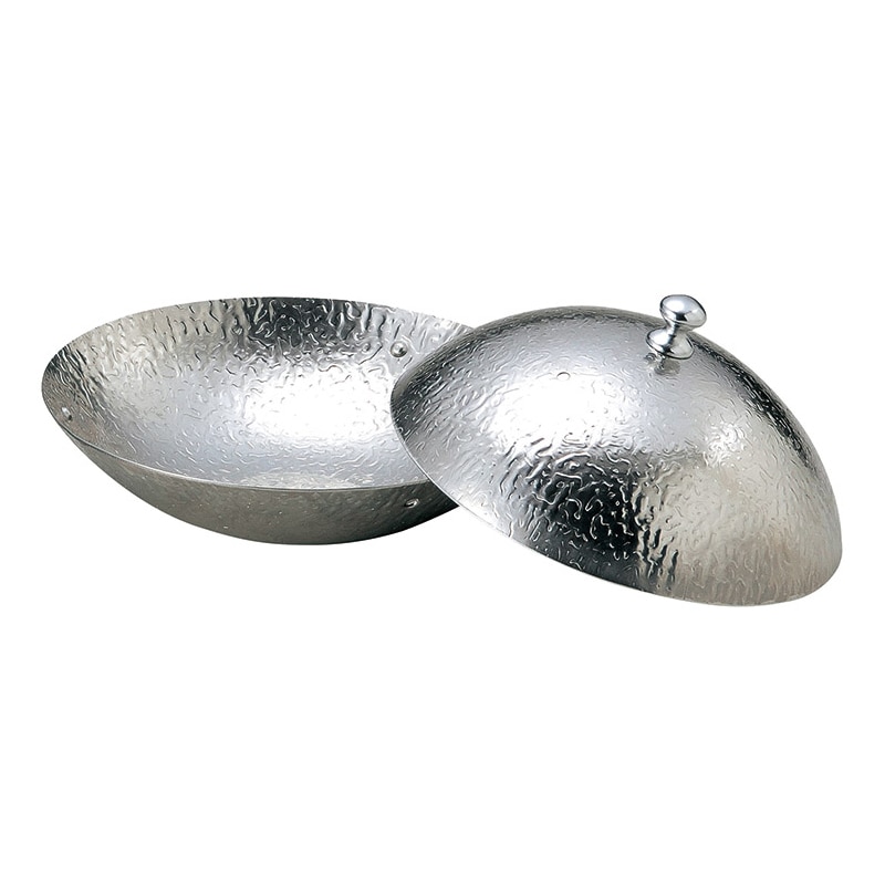 マイン あられ鍋 蓋付 大 M11-034 1個（ご注文単位1個）【直送品】