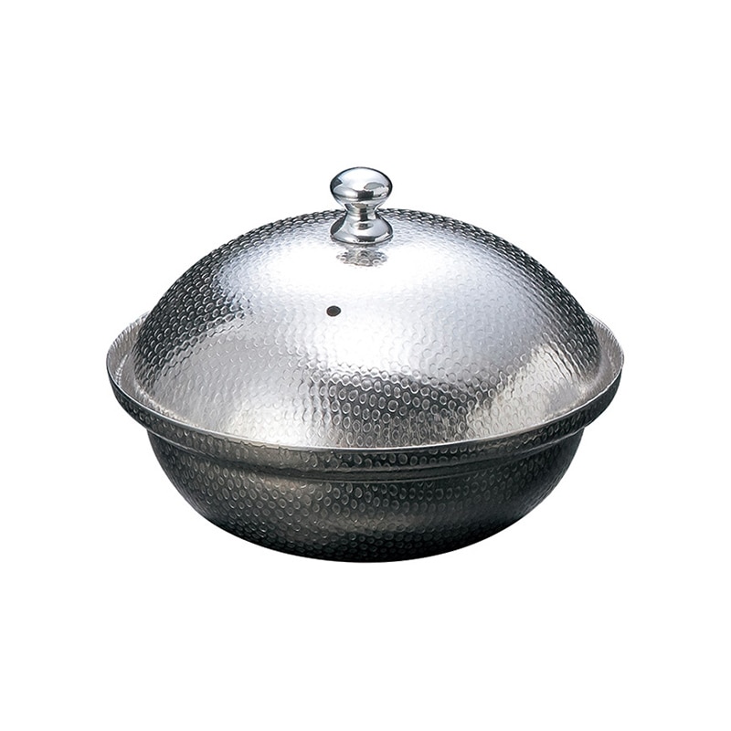 マイン しぐれ鍋 蓋付 小 丸 M11-036 1個（ご注文単位1個）【直送品】