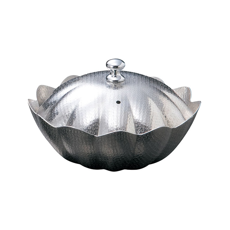 マイン しぐれ鍋 蓋付 小 菊 M11-040 1個（ご注文単位1個）【直送品】