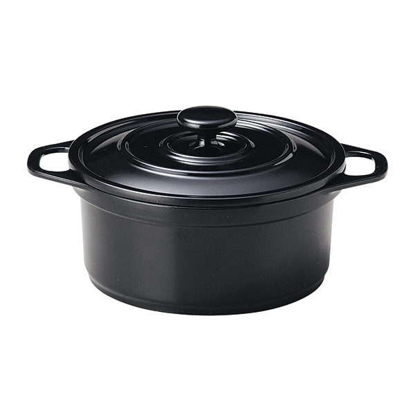 マイン アルミ鍋 ミニココ φ12 黒 M11-078 1個（ご注文単位1個）【直送品】