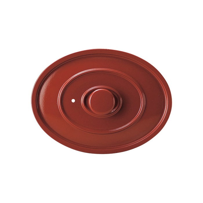 マイン アルミ鍋 ミニココ オーバル 赤 M11-083 1個(ご注文単位1個)【直送品】