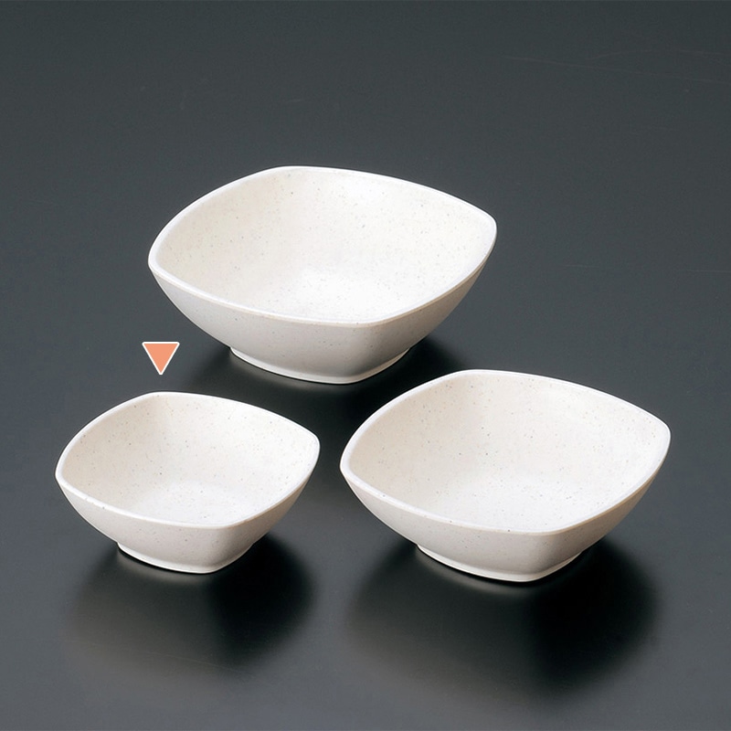 マイン メラミン角深皿 小 白 M11-111 1枚（ご注文単位5枚）【直送品】