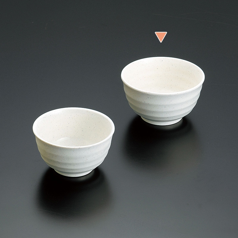 マイン メラミン食器 飯器 白 大 M11-121 5枚/束(ご注文単位1束)【直送品】