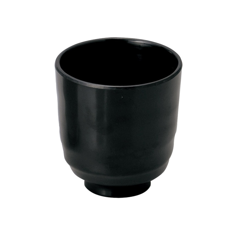 マイン メラミン湯呑み 黒 M11-123 1個(ご注文単位5個)【直送品】