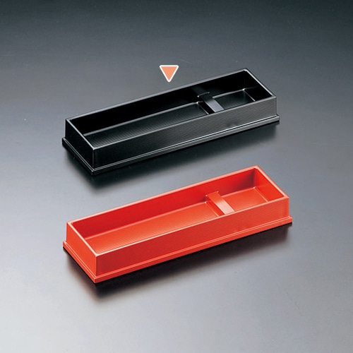 マイン 箸トレー 4~8膳用 黒 M11-153 1個(ご注文単位1個)【直送品】