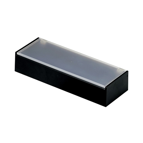 マイン 箸箱 葵 黒 アクリル蓋 M11-157 1個（ご注文単位1個）【直送品】