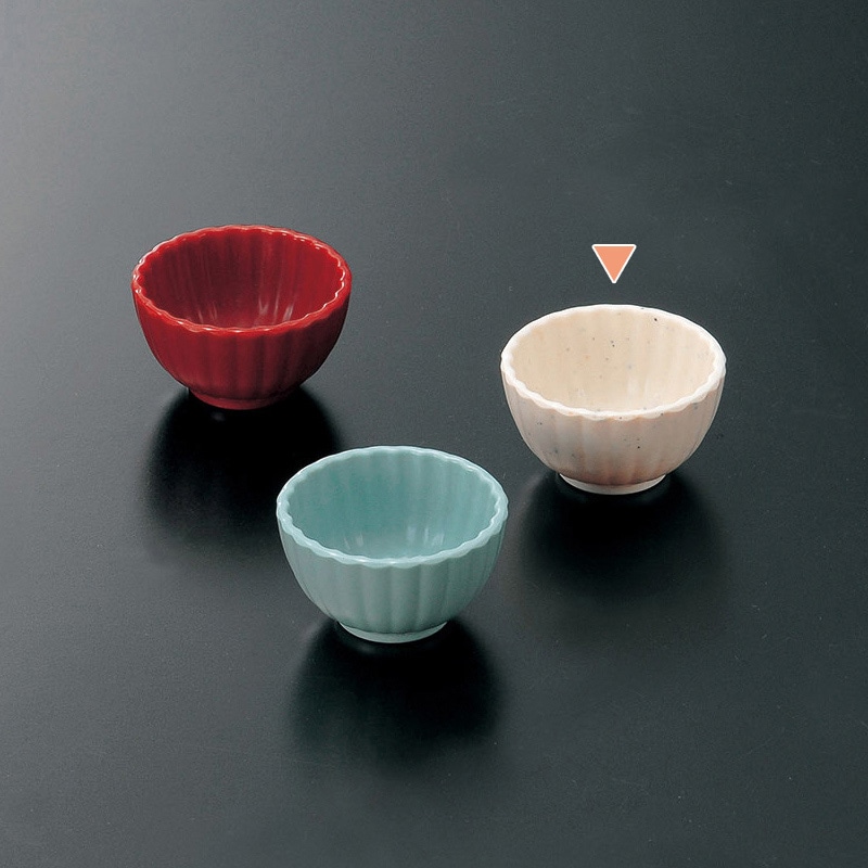 マイン メラミン薬味入れ 白 10個入 M11-194 1袋（ご注文単位1袋）【直送品】