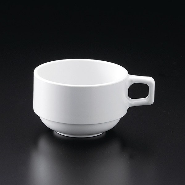 マイン メラミンスープカップ 白 M11-360 1個(ご注文単位5個)【直送品】