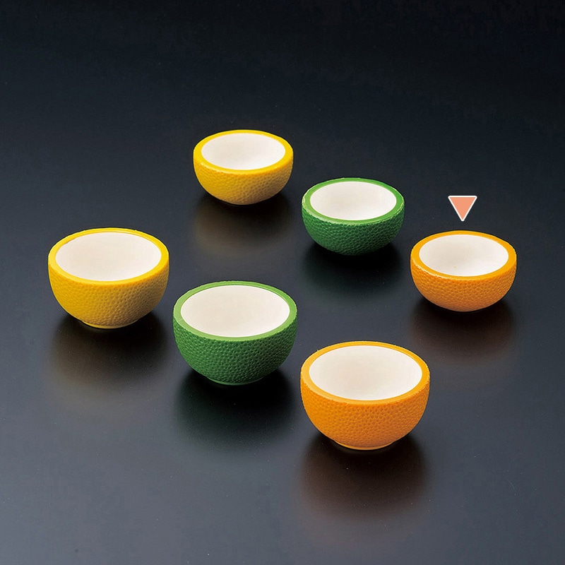 マイン 珍味入れ みかん 小 100個入 M11-366 1袋(ご注文単位1袋)【直送品】