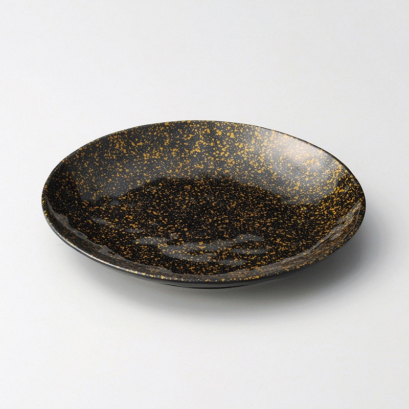 マイン メラミン食器 大皿 金ちらし φ26 M11-374 1枚(ご注文単位1枚)【直送品】