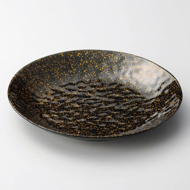 マイン メラミン食器 大皿 金ちらし φ30 M11-375 1枚(ご注文単位1枚)【直送品】