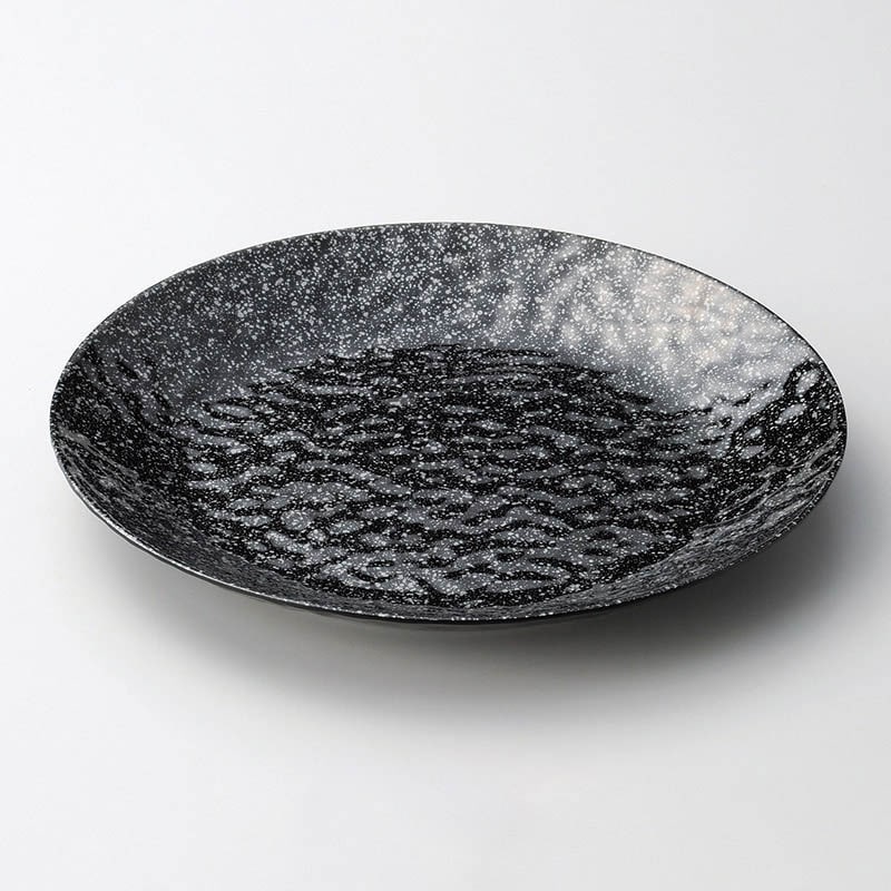 マイン メラミン食器 大皿 銀ちらし φ36 M11-379 1枚(ご注文単位1枚)【直送品】