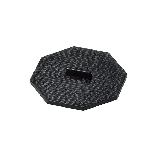 マイン 耐熱むし椀 蓋 小用 黒 M11-639 1個(ご注文単位5個)【直送品】