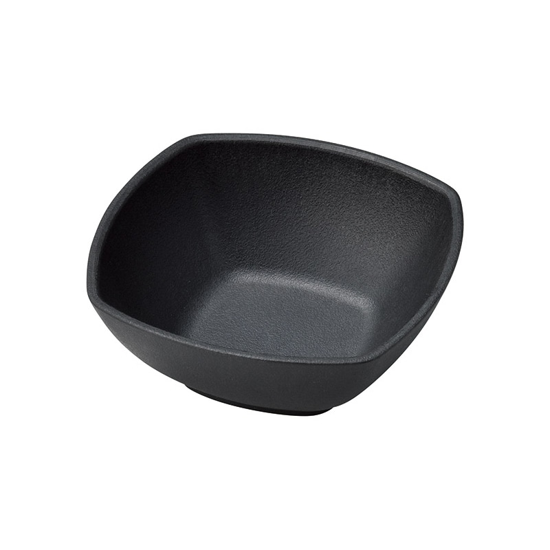 マイン 耐熱角深皿 中 黒 M11-644 1枚(ご注文単位5枚)【直送品】