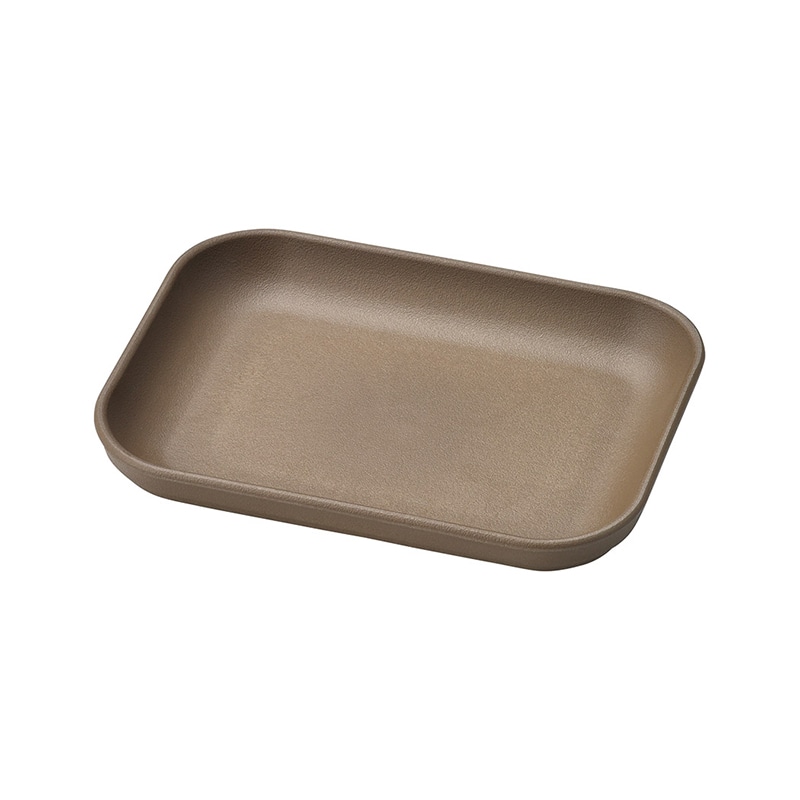 マイン 耐熱角皿 小 チャコールグレー M11-657 1枚（ご注文単位5枚）【直送品】